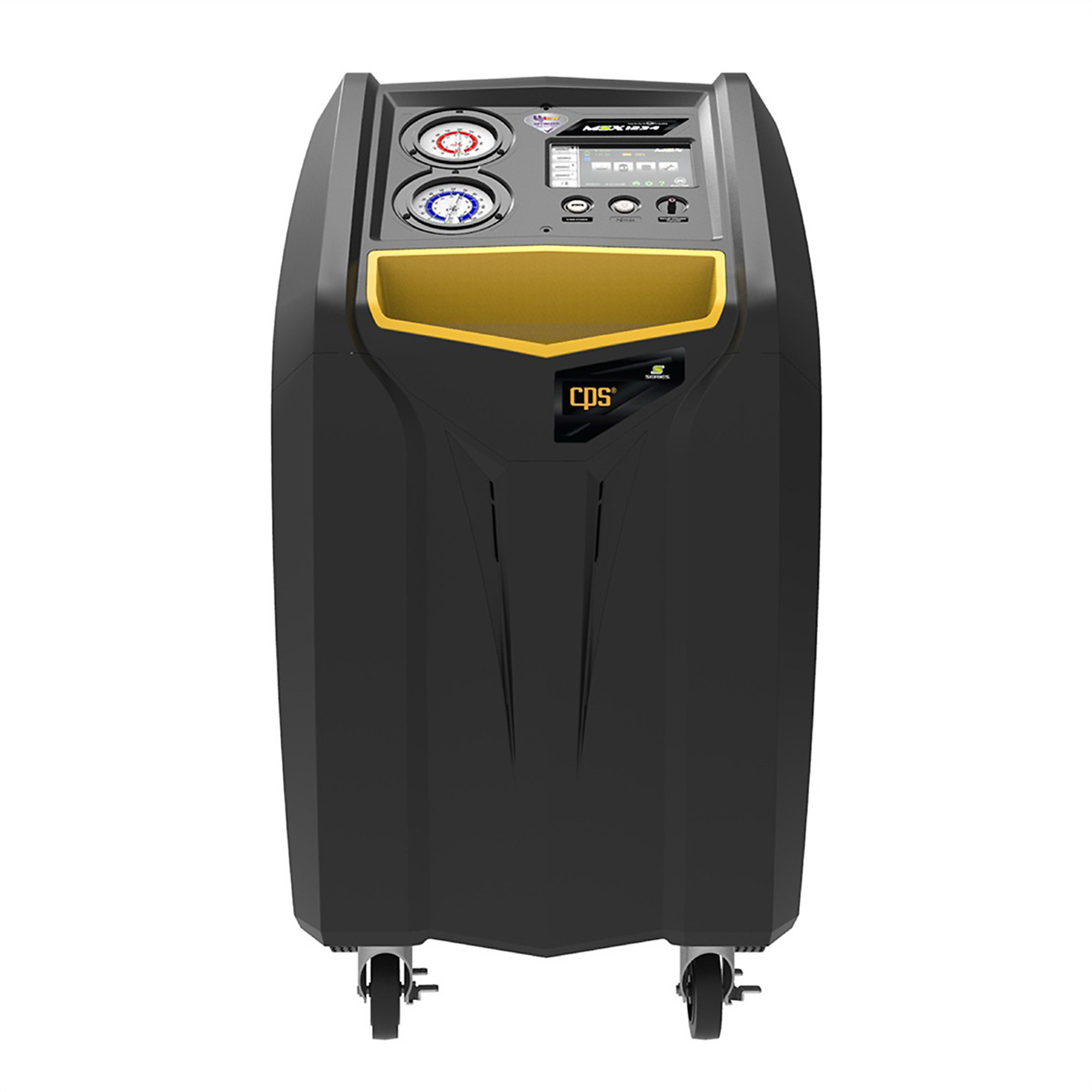 CPS Products R1234YF Refrigerant Management Center — Fully Automatic, Hybrid/EV Compatible, Oilless Compressor, Removable Tank, Wi-Fi and Bluetooth Enabled, Model# CPSMSX1234